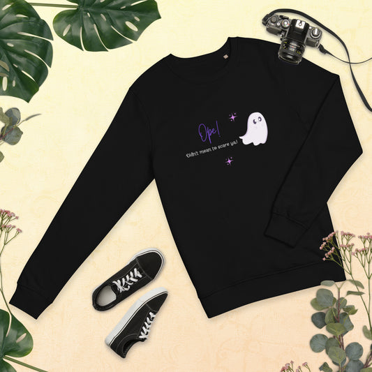 Ghost Ope! Unisex Organic Sweatshirt