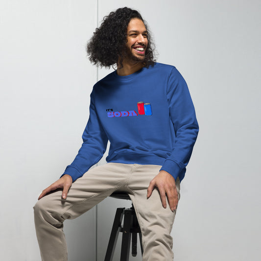 It's Soda Unisex Organic Sweatshirt