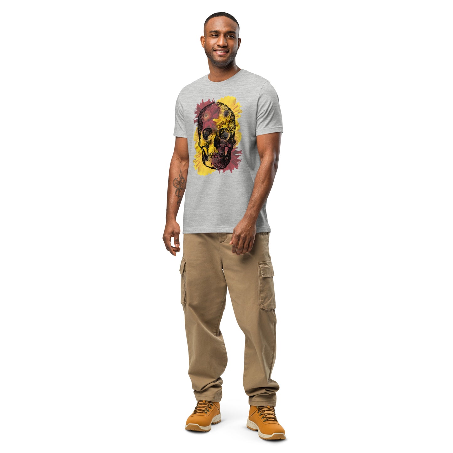 Love Eternal Daisy Skull Unisex T-Shirt (made in the USA)