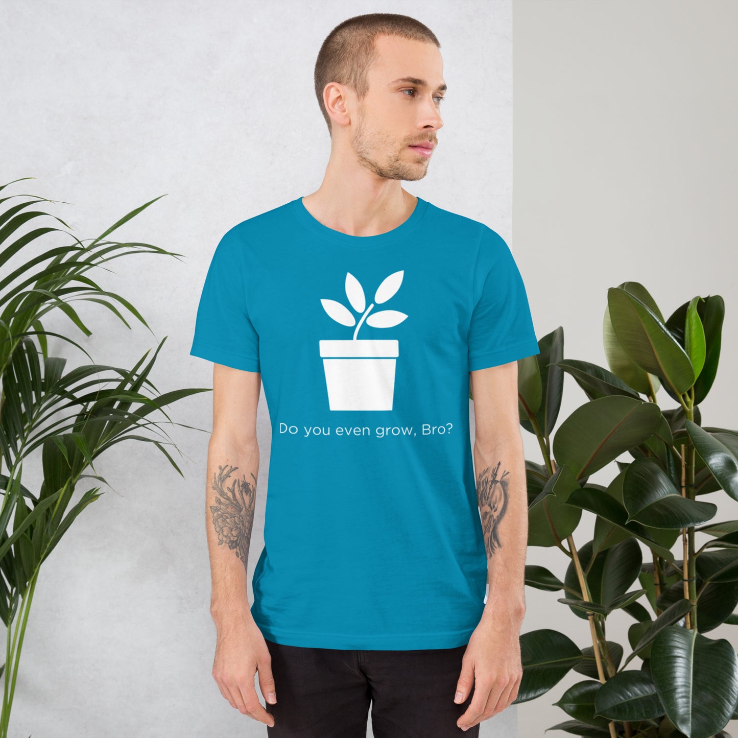 Do You Even Grow, Bro? Unisex t-shirt