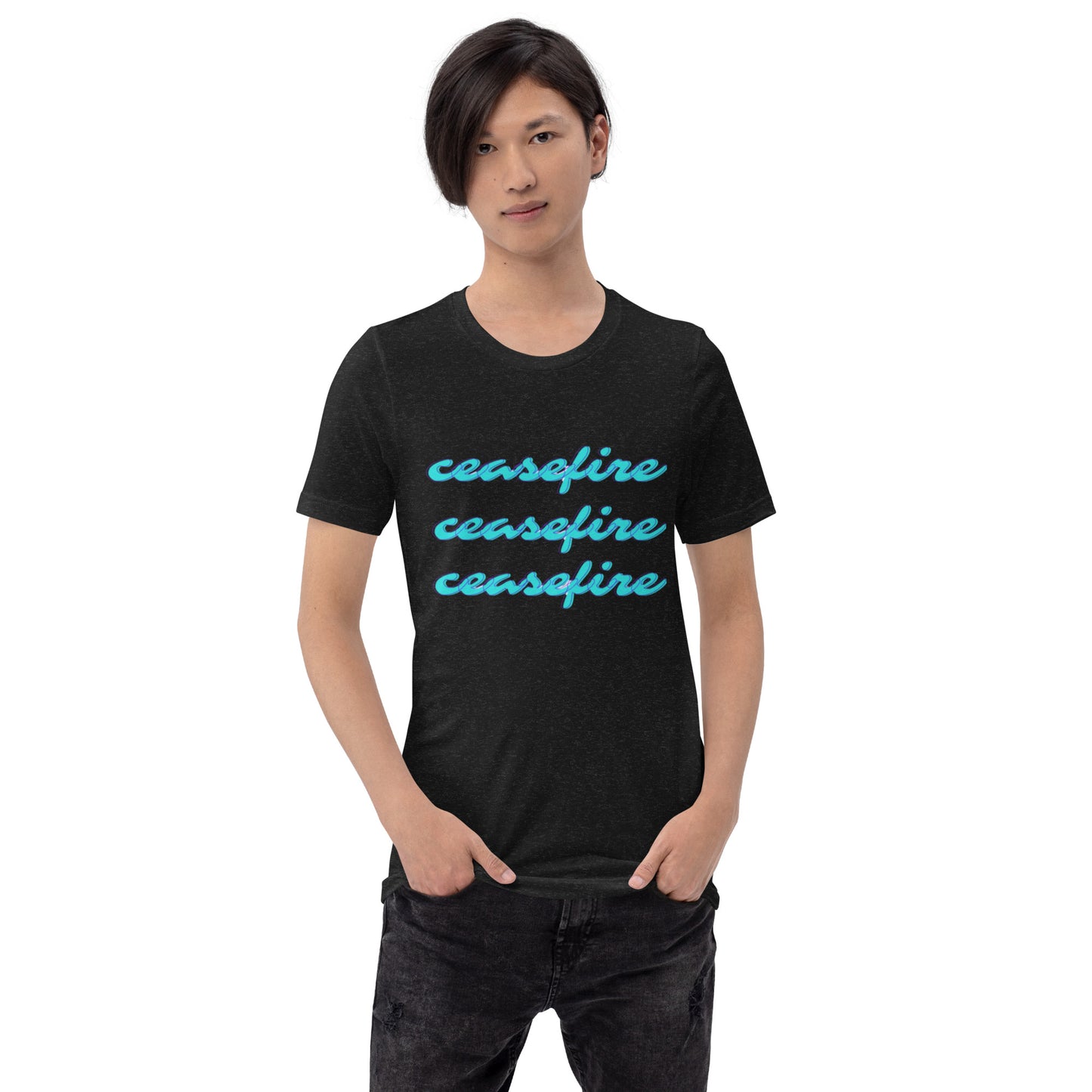 Ceasefire Script Unisex T-shirt
