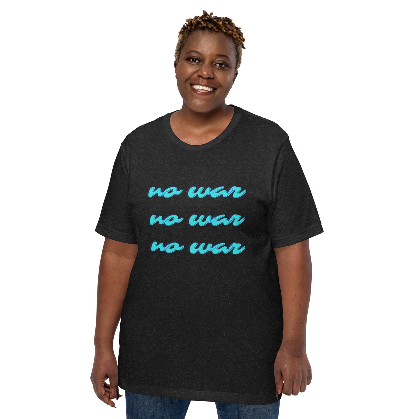 No War Script Unisex T-shirt