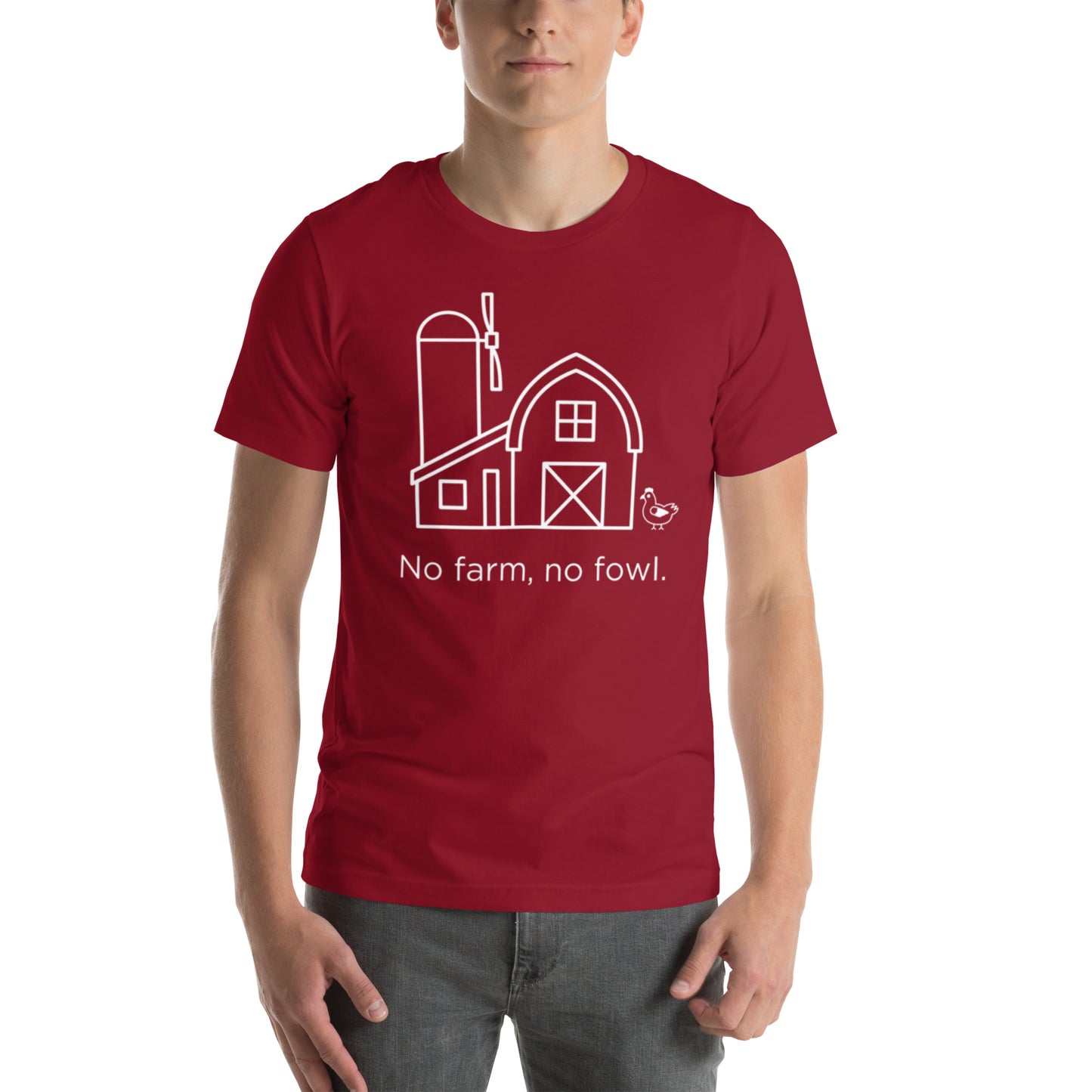 No Farm, No Fowl Unisex T-Shirt
