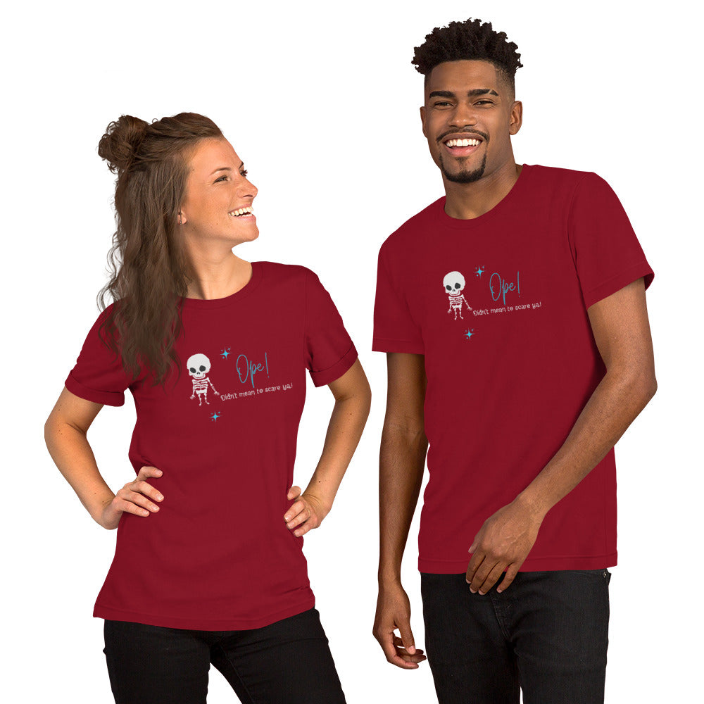 Skeleton Ope! Unisex T-Shirt
