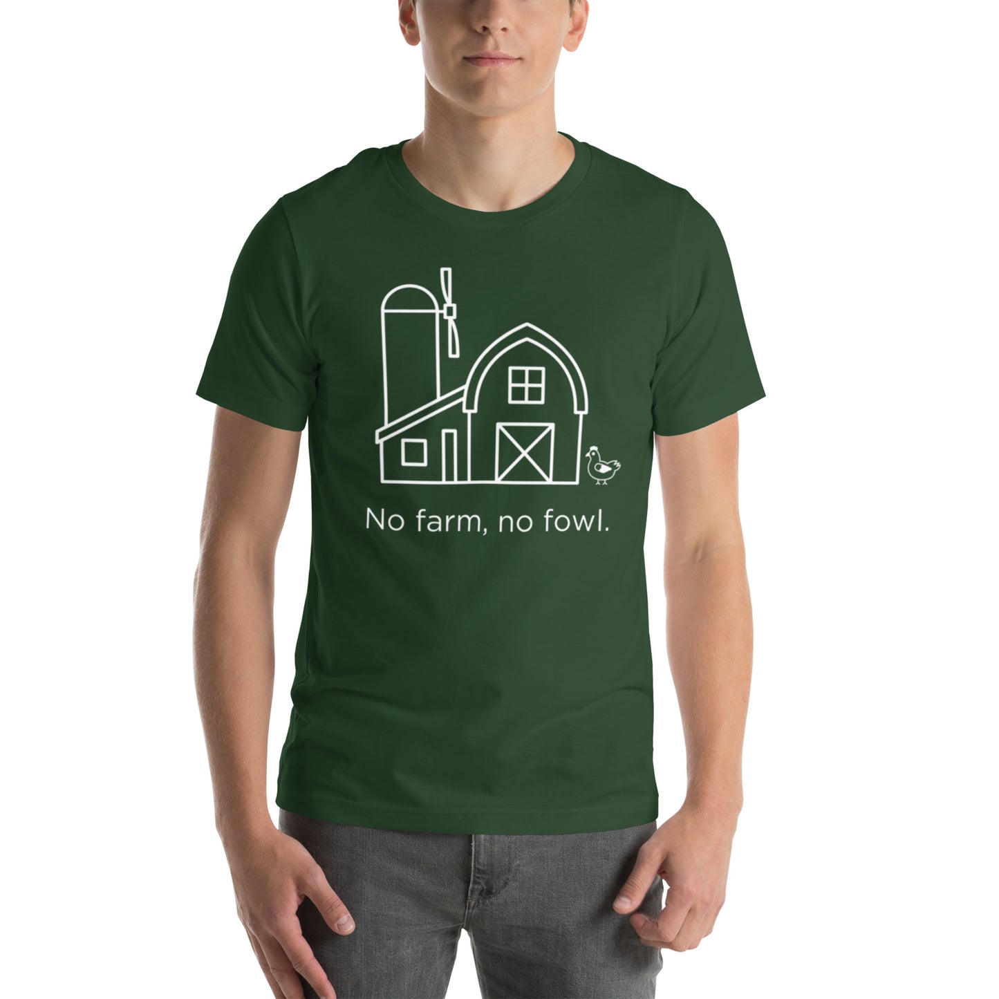 No Farm, No Fowl Unisex T-Shirt