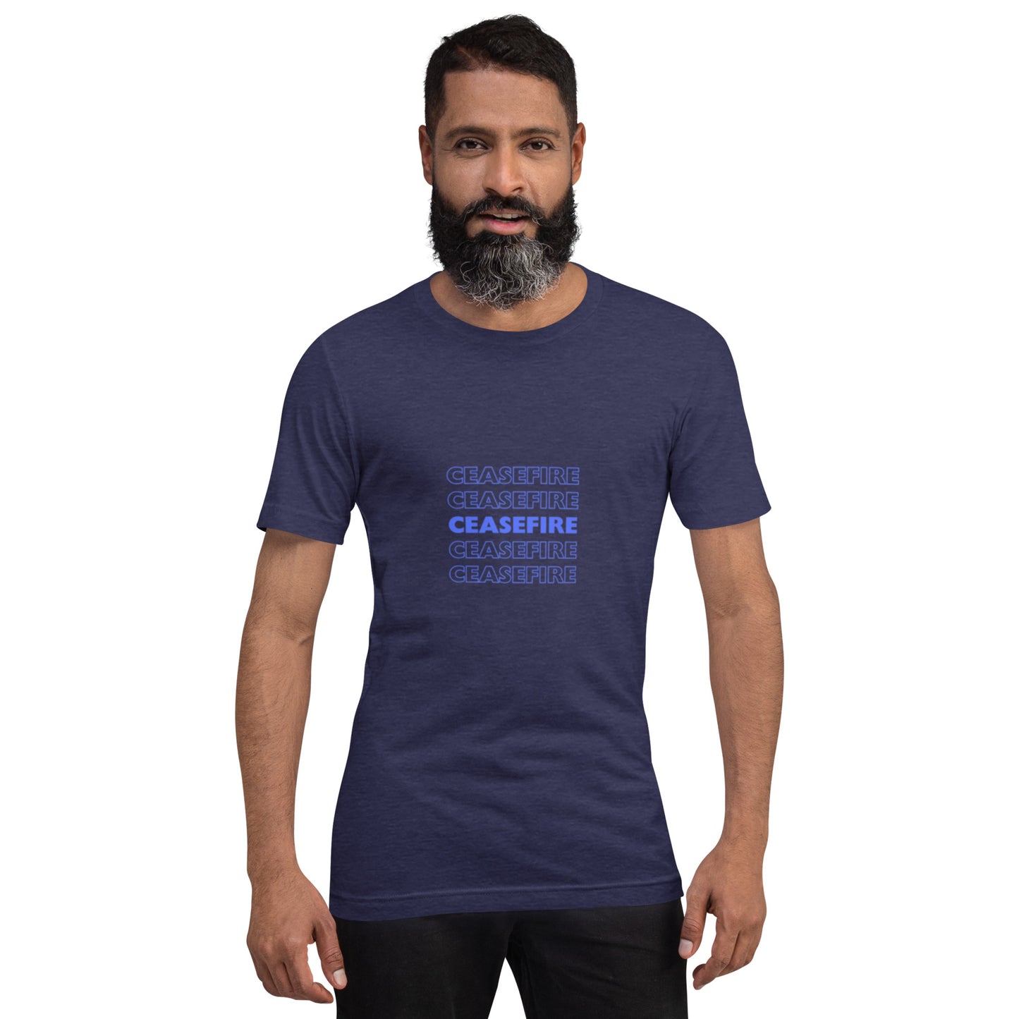 Ceasefire Blue Unisex T-shirt