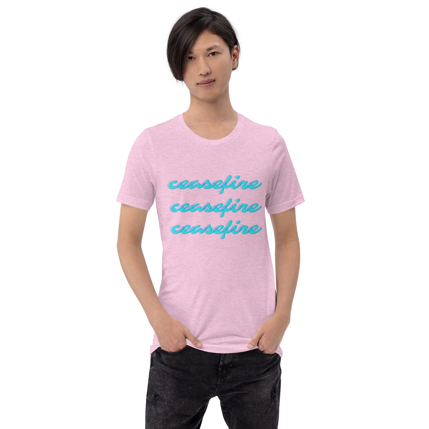 Ceasefire Script Unisex T-shirt