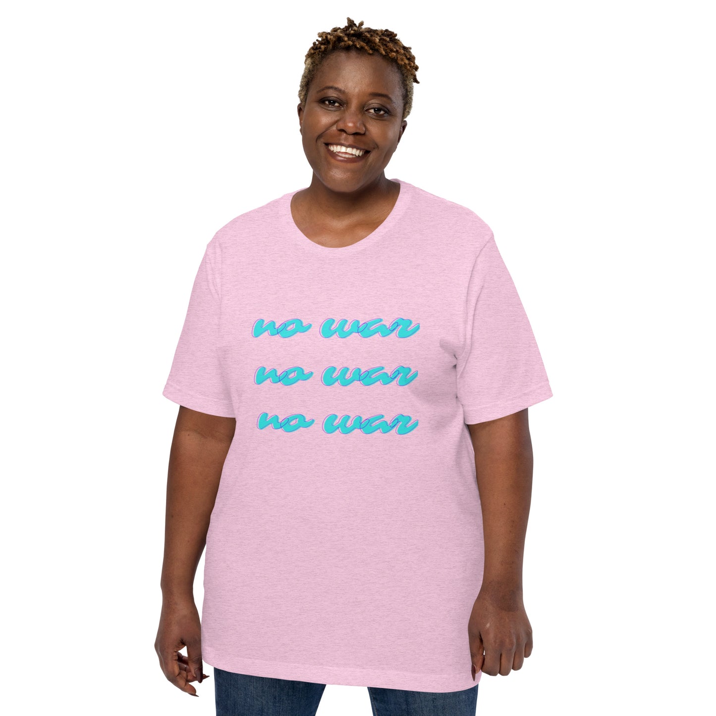 No War Script Unisex T-shirt