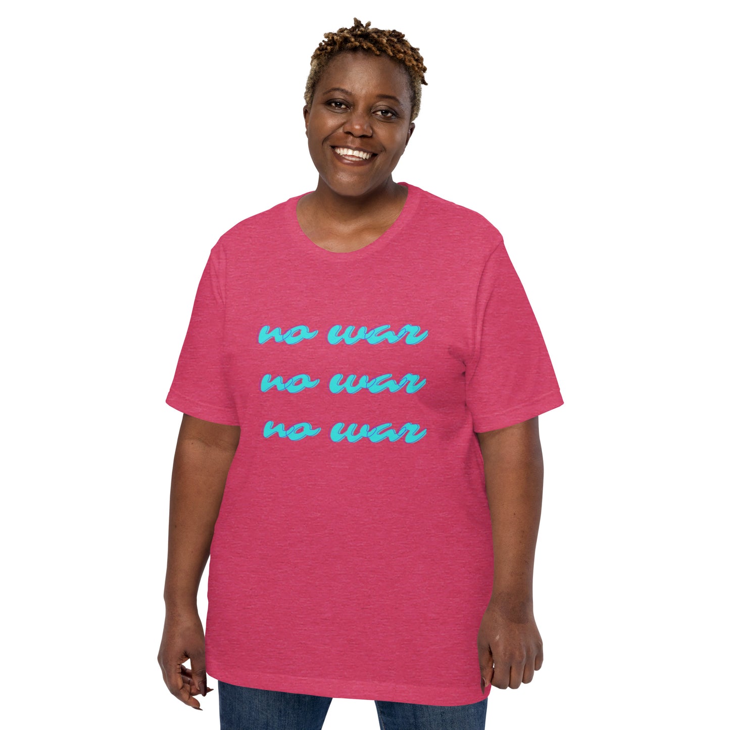 No War Script Unisex T-shirt