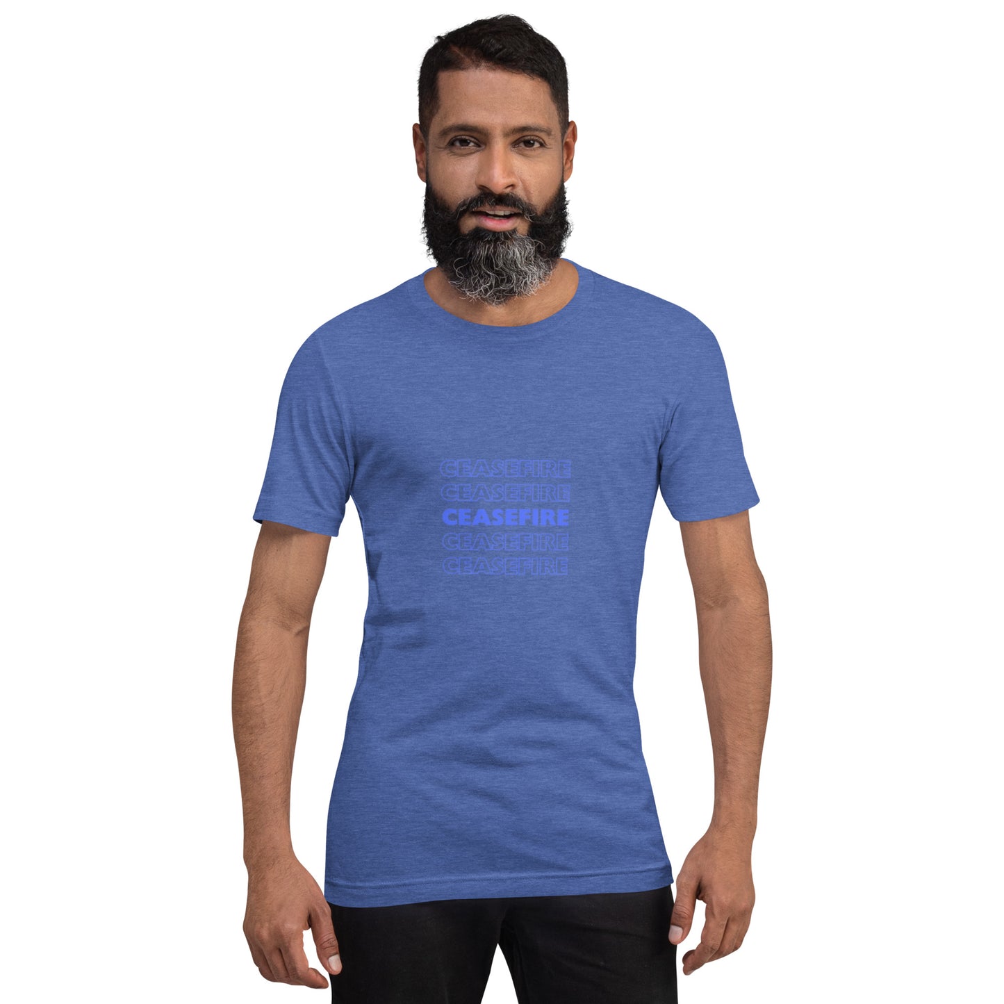 Ceasefire Blue Unisex T-shirt