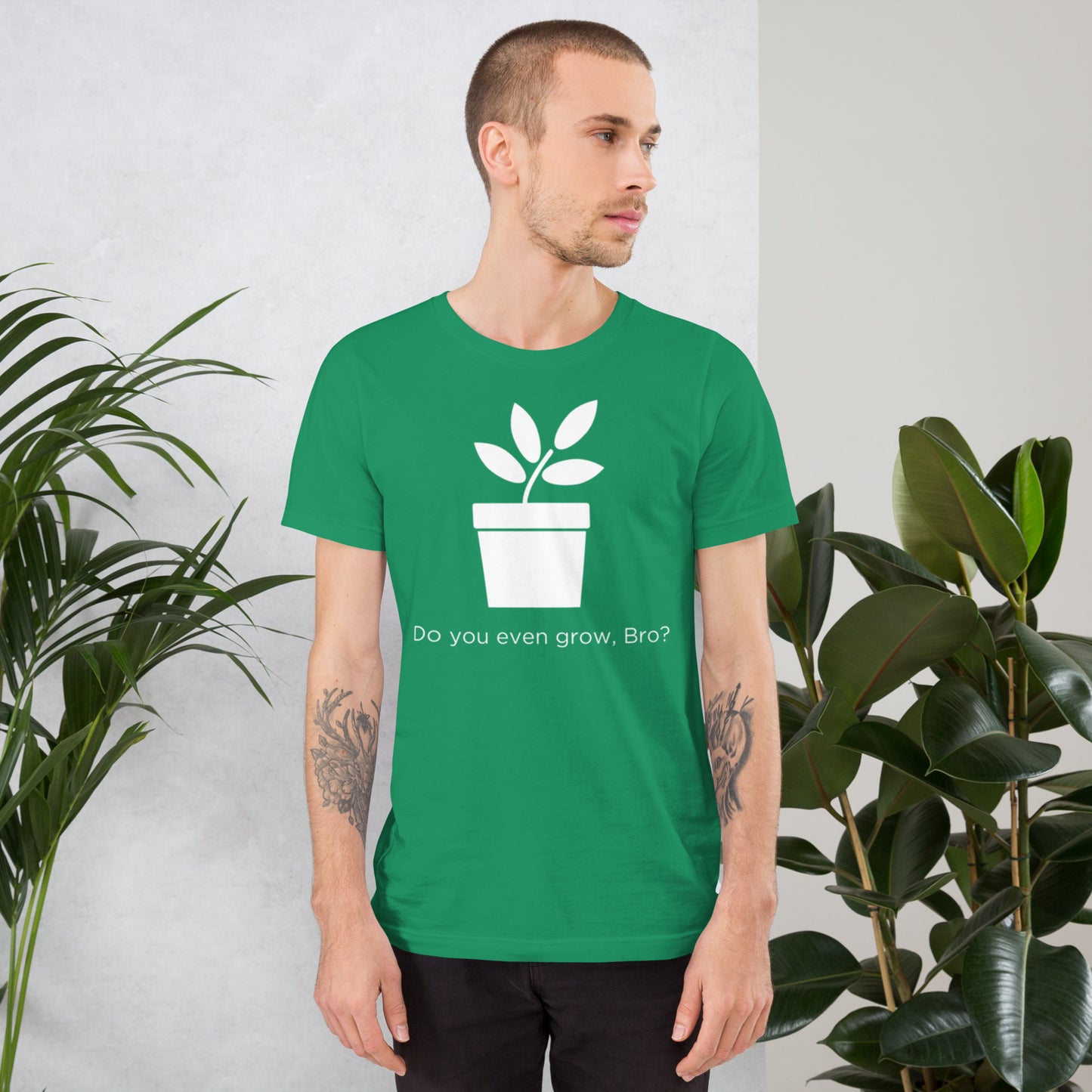 Do You Even Grow, Bro? Unisex t-shirt