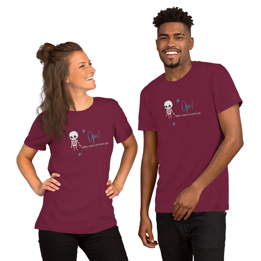 Skeleton Ope! Unisex T-Shirt