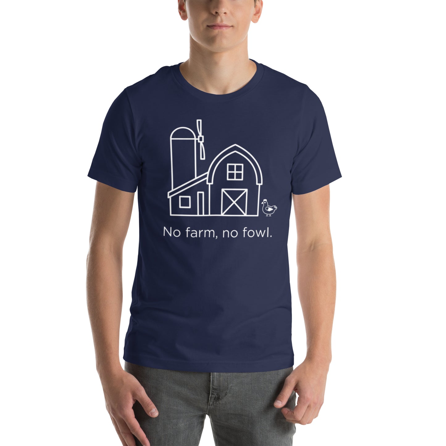 No Farm, No Fowl Unisex T-Shirt