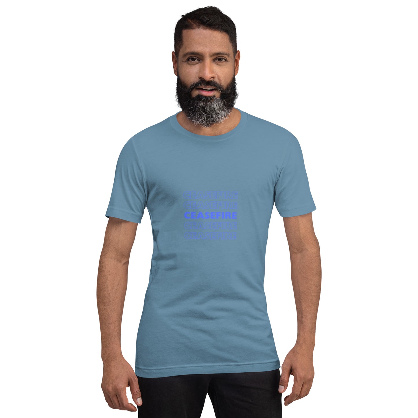 Ceasefire Blue Unisex T-shirt