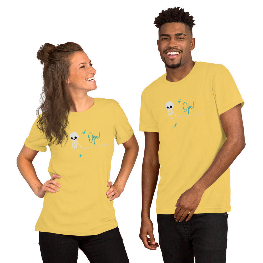 Skeleton Ope! Unisex T-Shirt