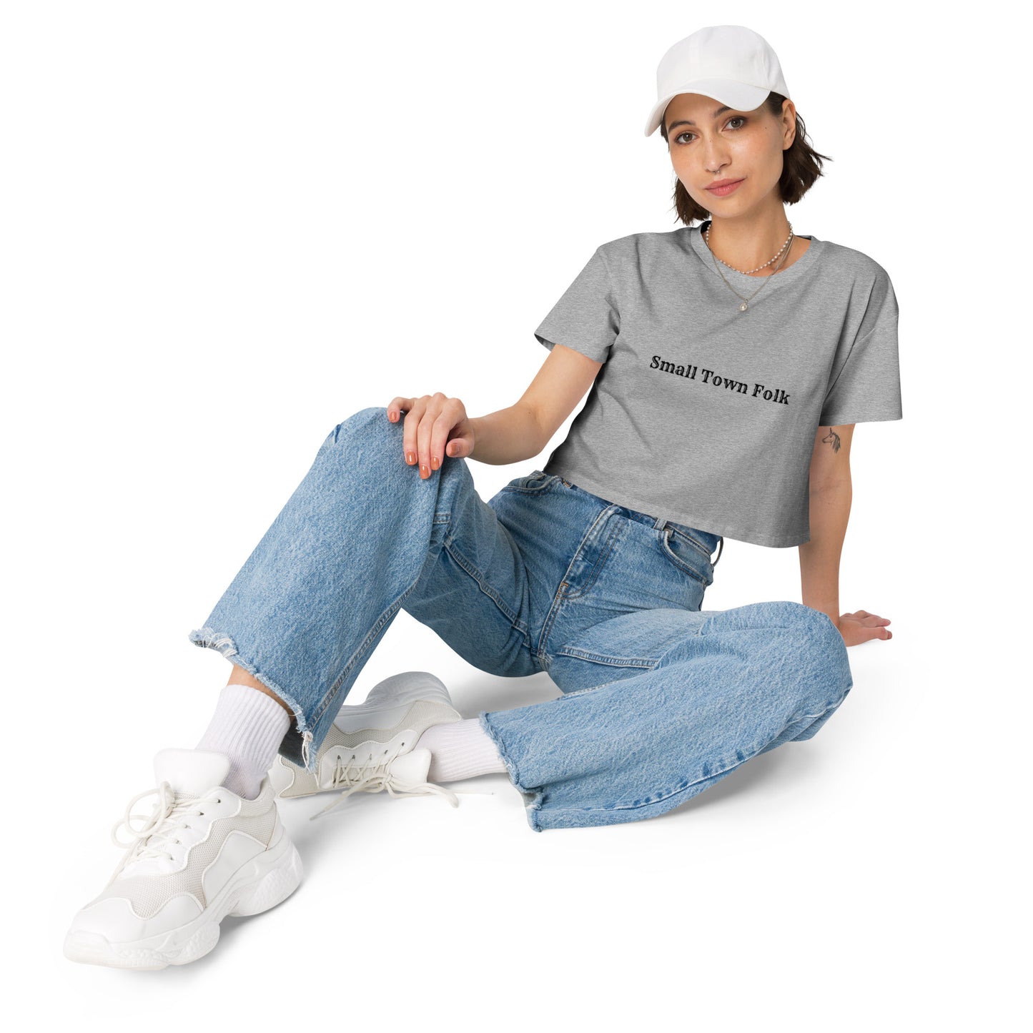 Small Town Folk Crop Top