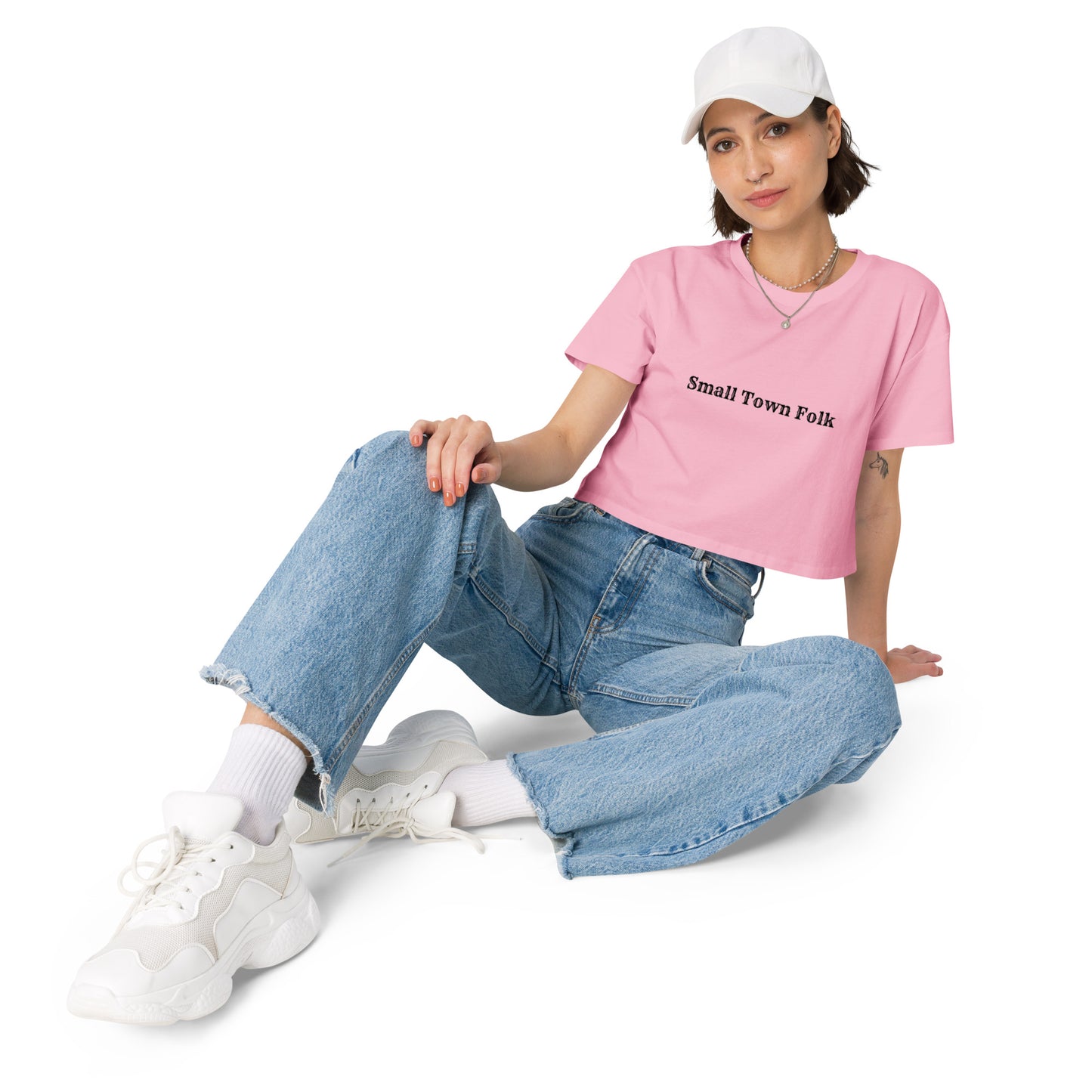Small Town Folk Crop Top