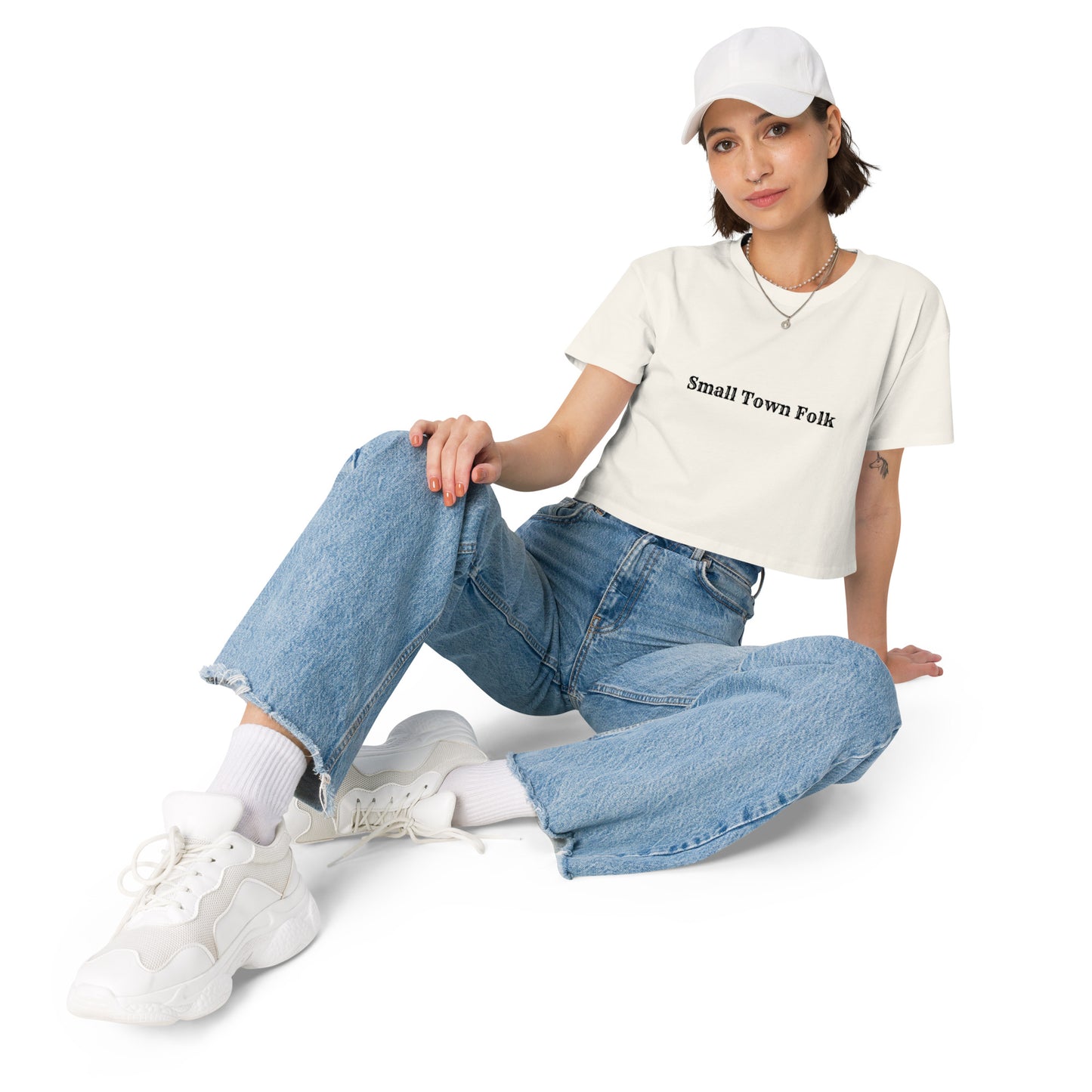 Small Town Folk Crop Top
