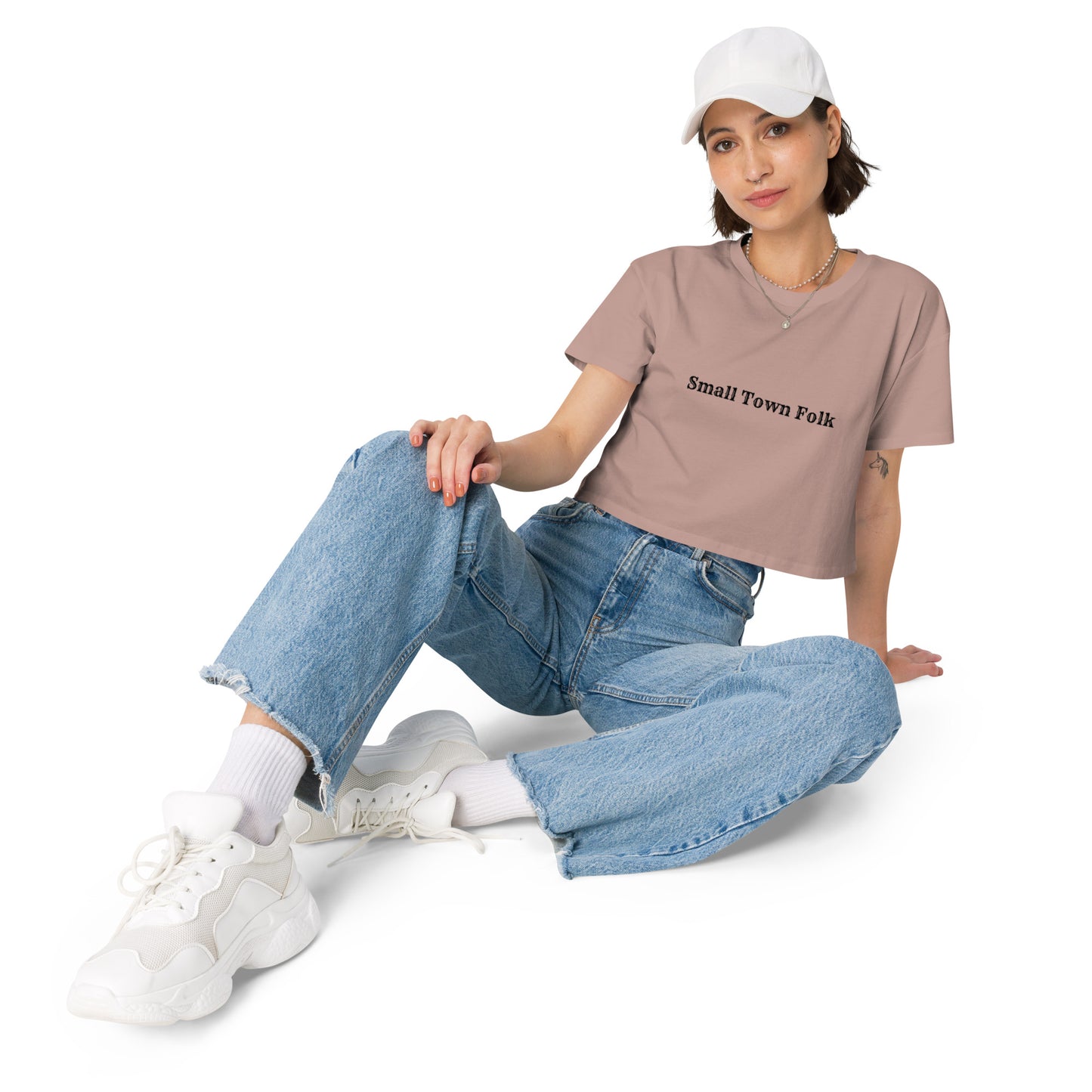 Small Town Folk Crop Top