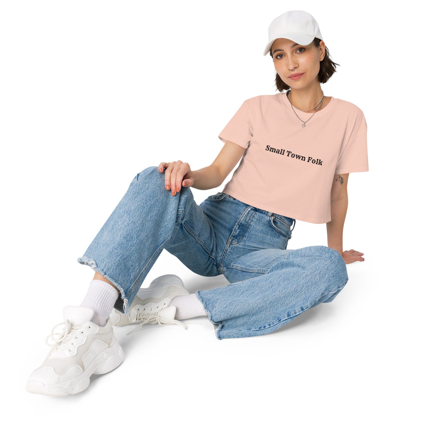 Small Town Folk Crop Top