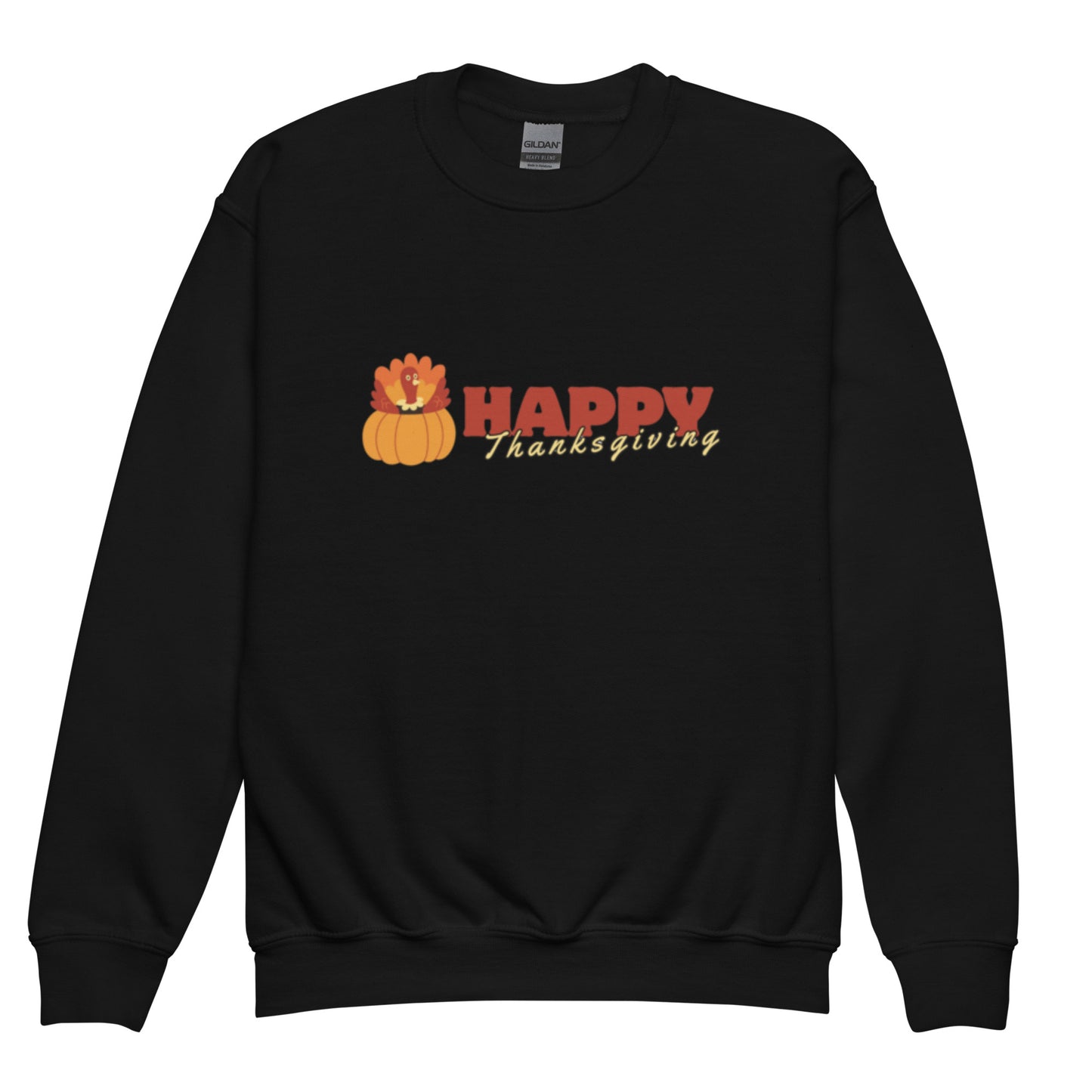 Happy Thanksgiving Youth Crewneck Sweatshirt
