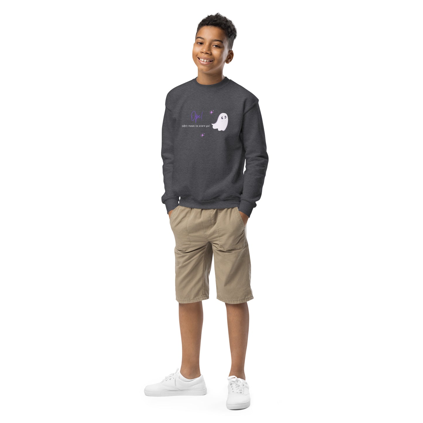 Ghost Ope! Youth Crewneck Sweatshirt