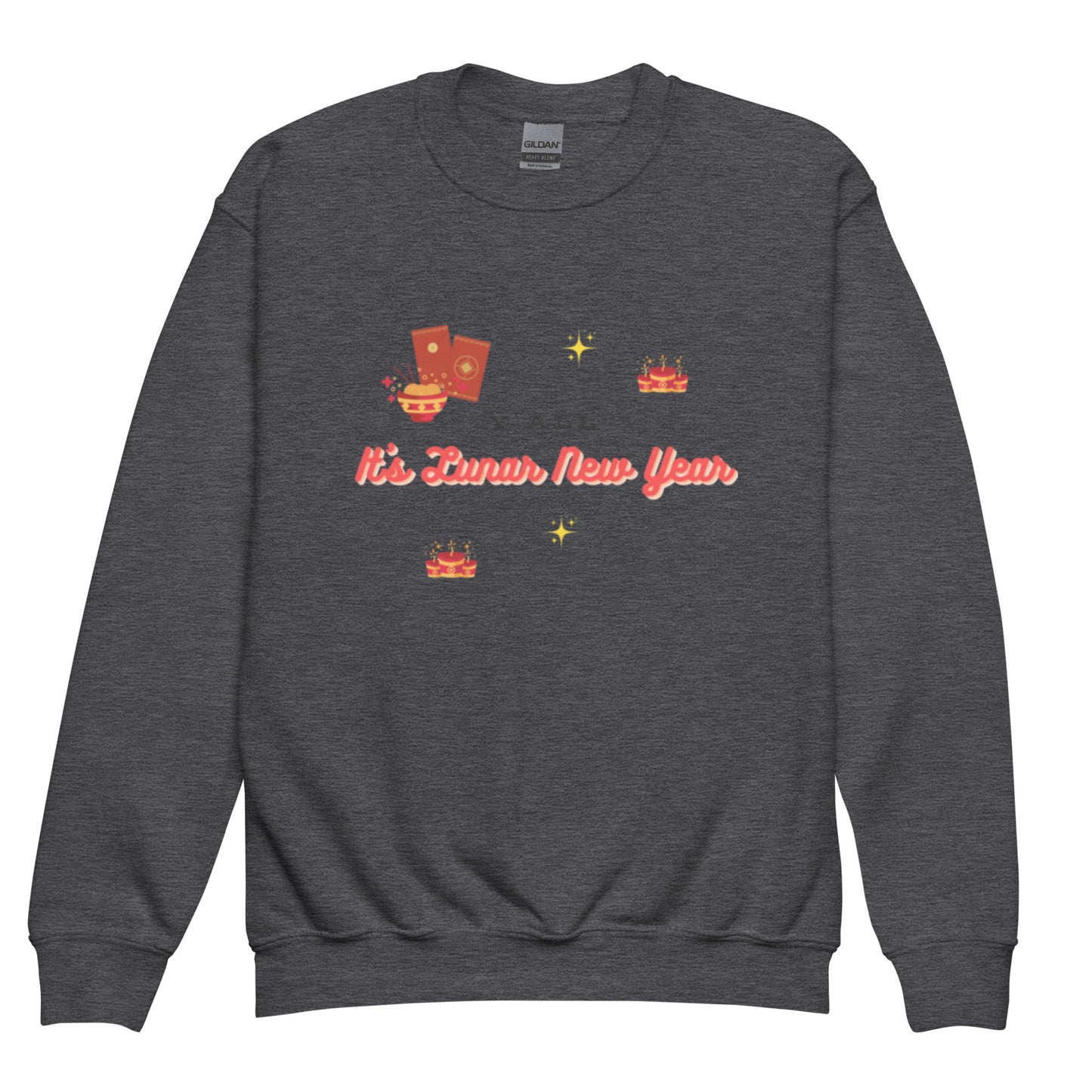 Y'all It's Lunar New Year Youth Crewneck Sweatshirt