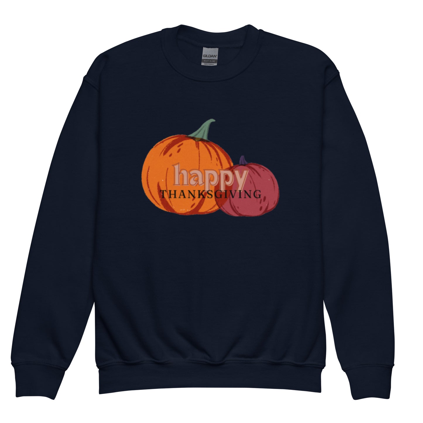 Happy Thanksgiving Youth Crewneck Sweatshirt