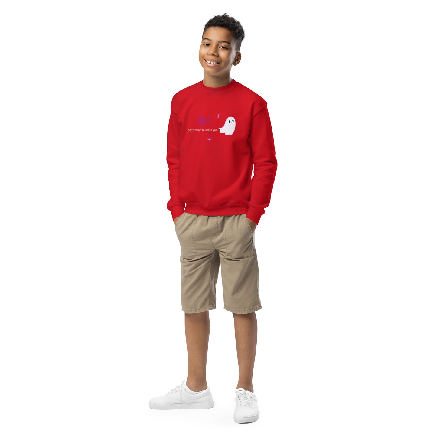 Ghost Ope! Youth Crewneck Sweatshirt