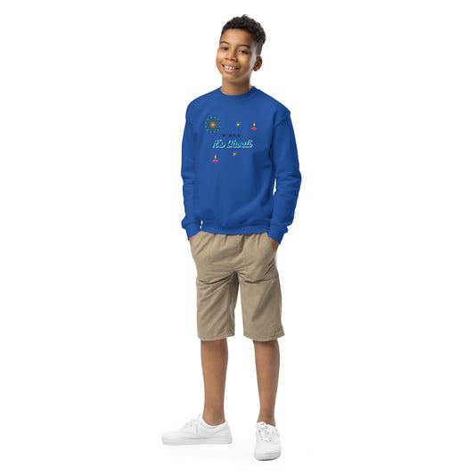 Y'all It's Diwali Youth Crewneck Sweatshirt