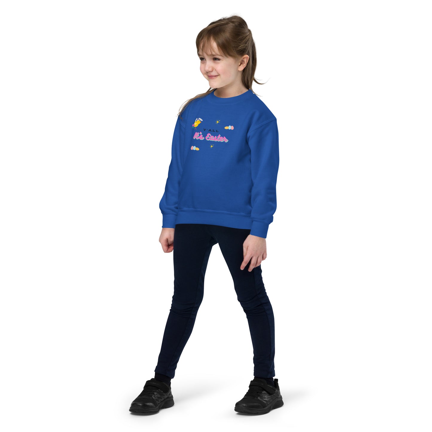 Y'all It's Easter Youth Crewneck Sweatshirt