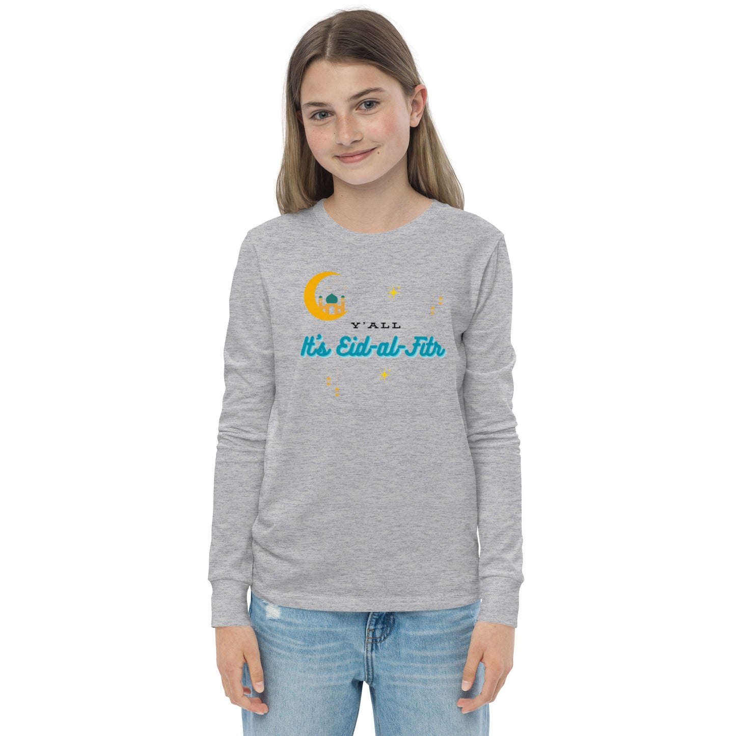 Y'all It's Eid-al-Fitr Youth Long Sleeve Tee
