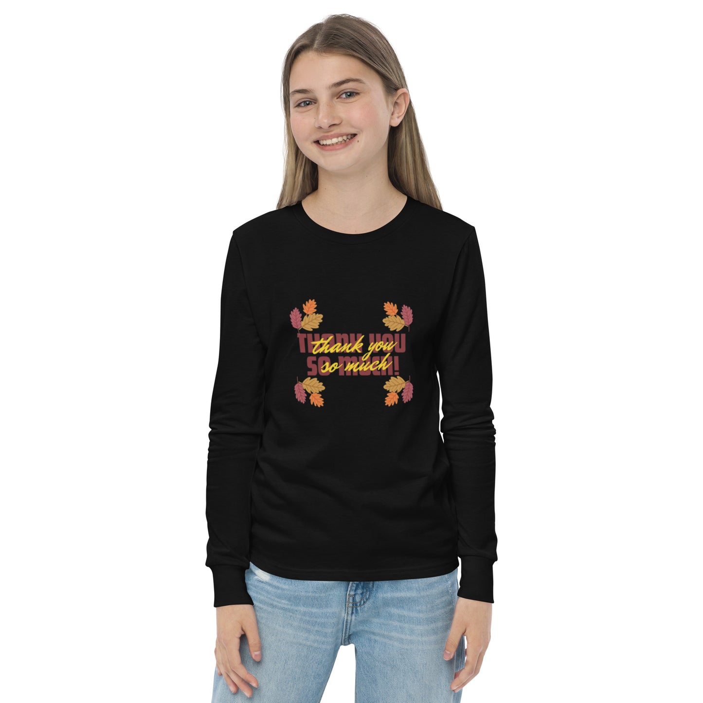 Thank You So Much Youth Long Sleeve Tee