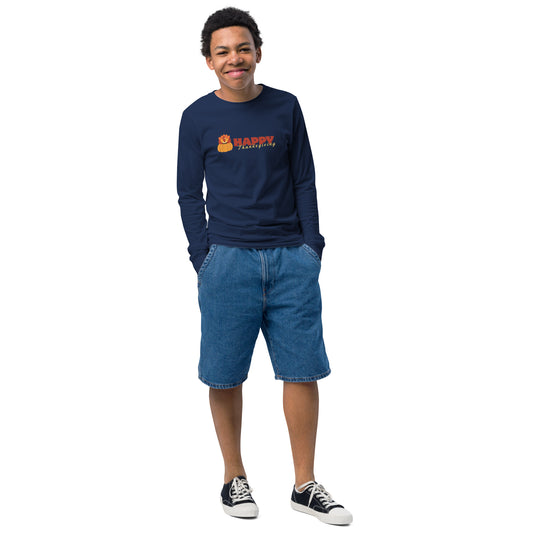 Happy Thanksgiving Youth Long Sleeve Tee