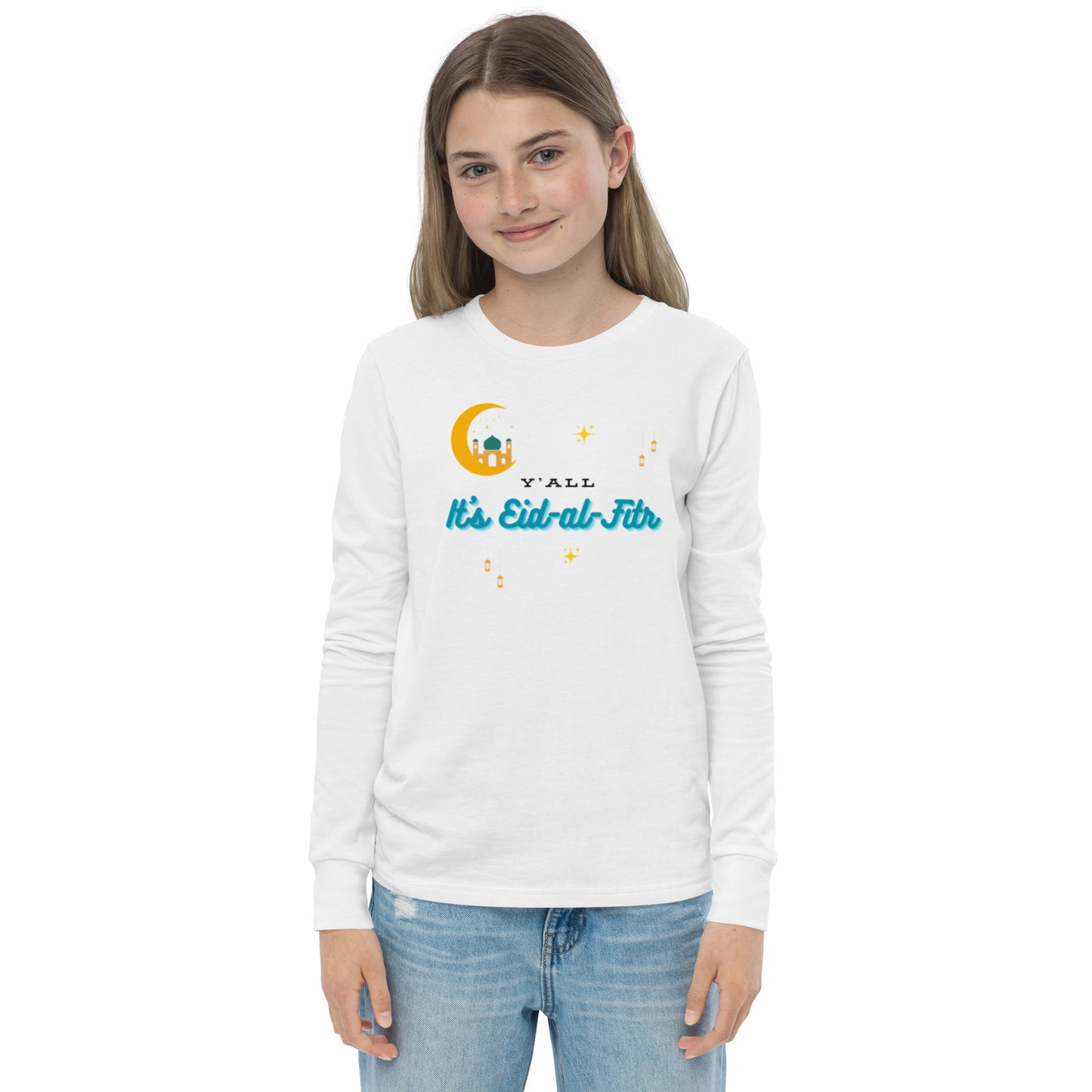 Y'all It's Eid-al-Fitr Youth Long Sleeve Tee